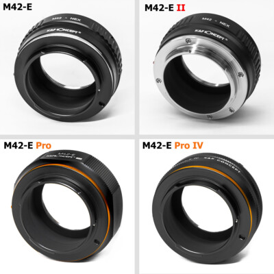 K&F Concept Lens Adapter M42 Screw Lens to Sony E a6000 A7R3 a7RIV a9 a1 A7C NEX