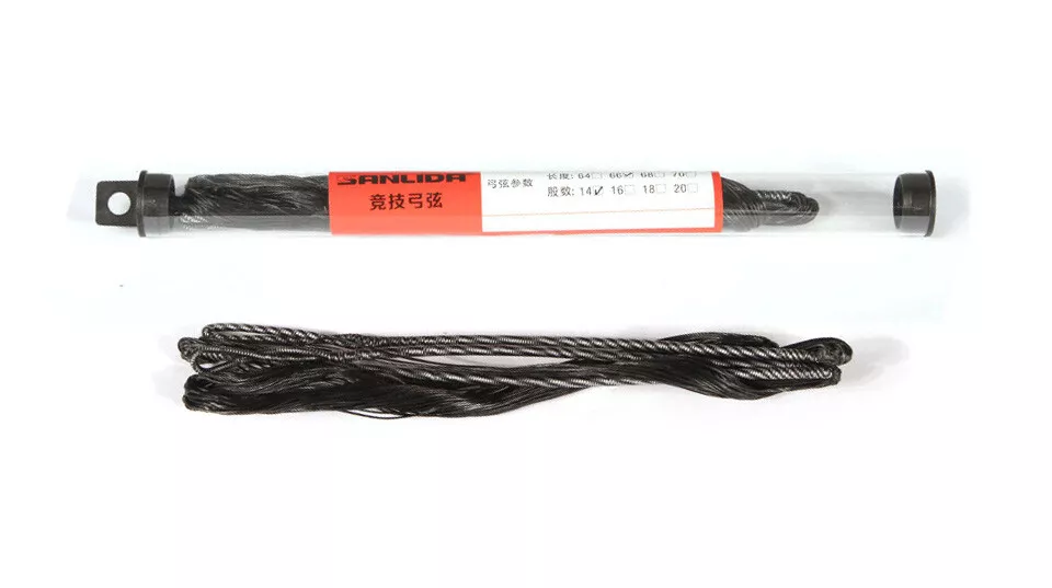 Arco 66/68/70" para Sanlida X9 cuerda flecha tiro con arco arco arco recurvo intermedio Foto 2 de 4