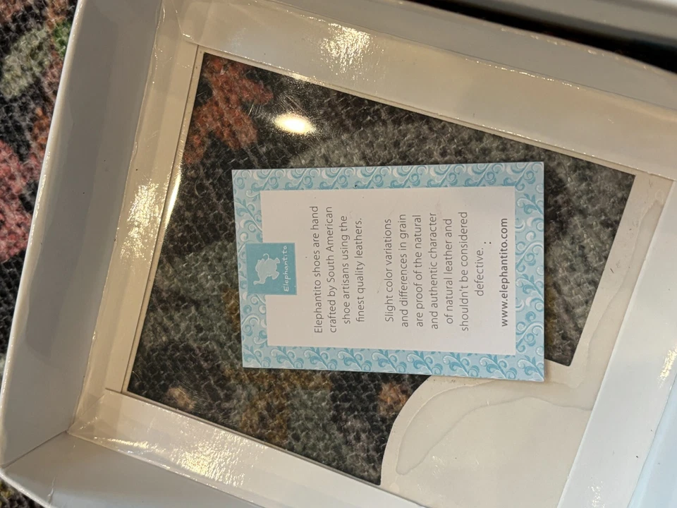 Elephantito NUEVO EN CAJA Zapatos Bebé Niño, Mocasines Cuero Marrón, Talla 1 Foto 4 de 4