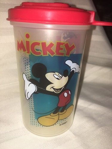 TUPPERWARE *NEW* Mickey Donald Daisy Tumbler Mickey Seal Crayon Container Drinks - Picture 2 of 12