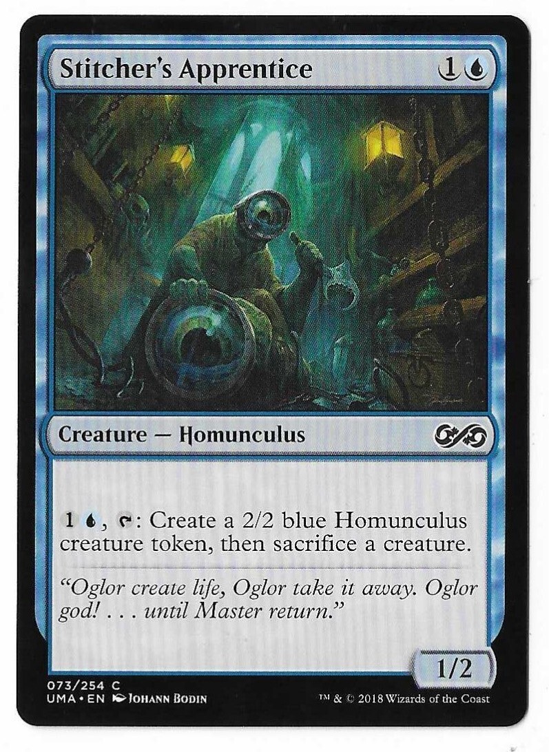 MTG Stitcher's Apprentice Ultimate Masters (UMA) Common Magic #073/254 Unplayed