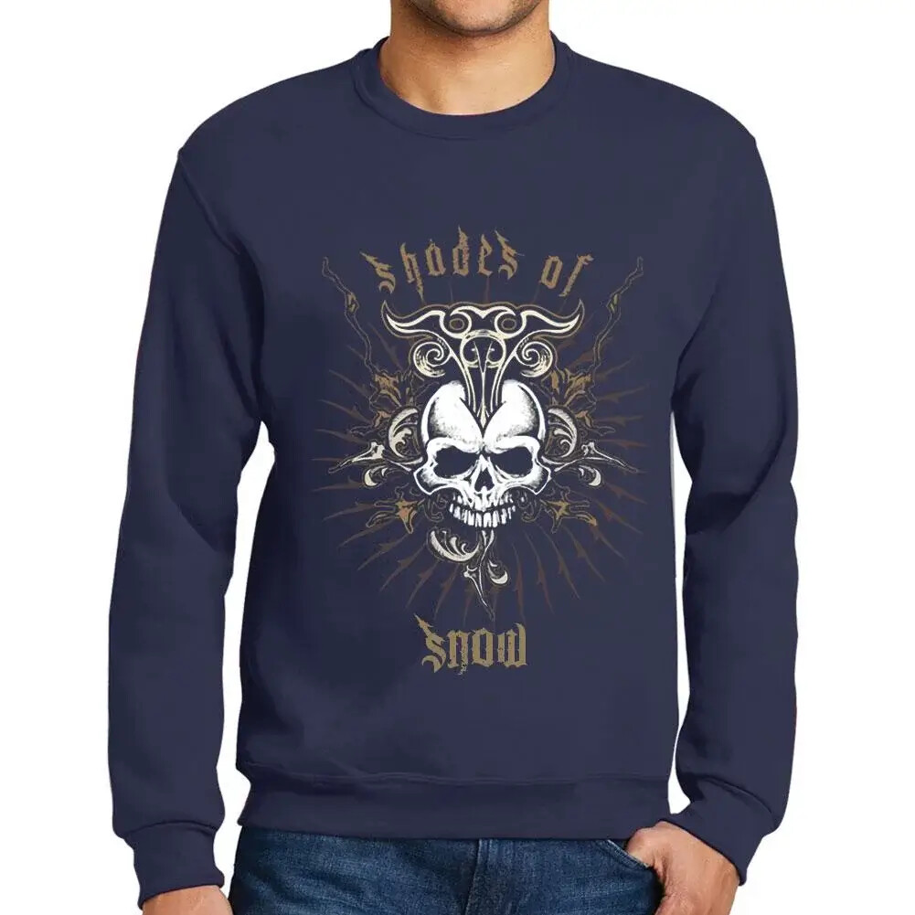 Sudadera de Manga Larga para Hombre Tonos De Nieve – Shades Of Snow – Vintage