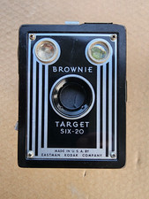 Kodak Brownie Target Six-20 Camera 1946 to 1952 Art Deco design