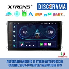 AUTORADIO ANDROID 11 STEREO AUTO PORSCHE CAYENNE 2003-10 CARPLAY NAVIGATORE GPS 