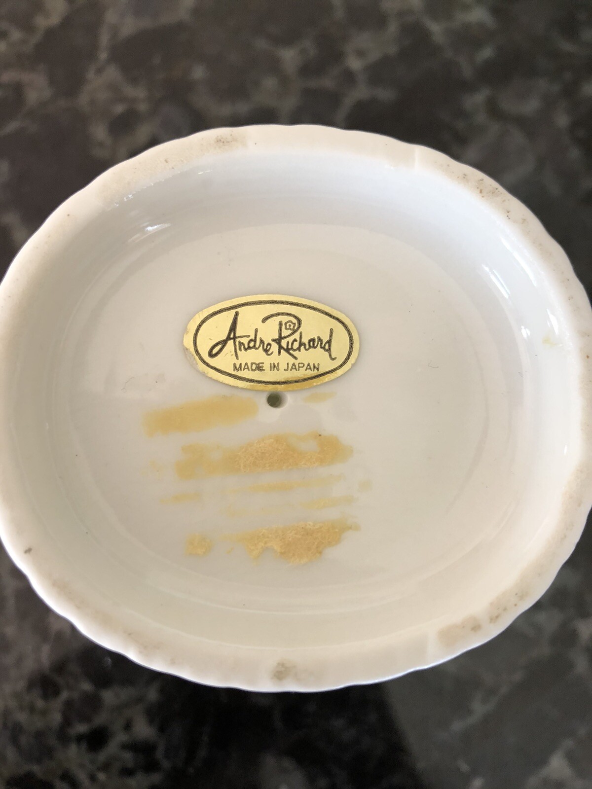 Vintage Andre Richard Made in Japan Toothbrush Holder Porcelain With