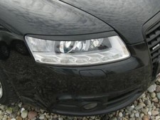 Cejas AUDI A6 C6 2004-2011 faros alerón S6 RS ABS plástico NUEVO párpados