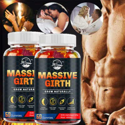 Male Enhancement Libido 120 Gummies Testosteron Booster Massive Girth Supple#ZH