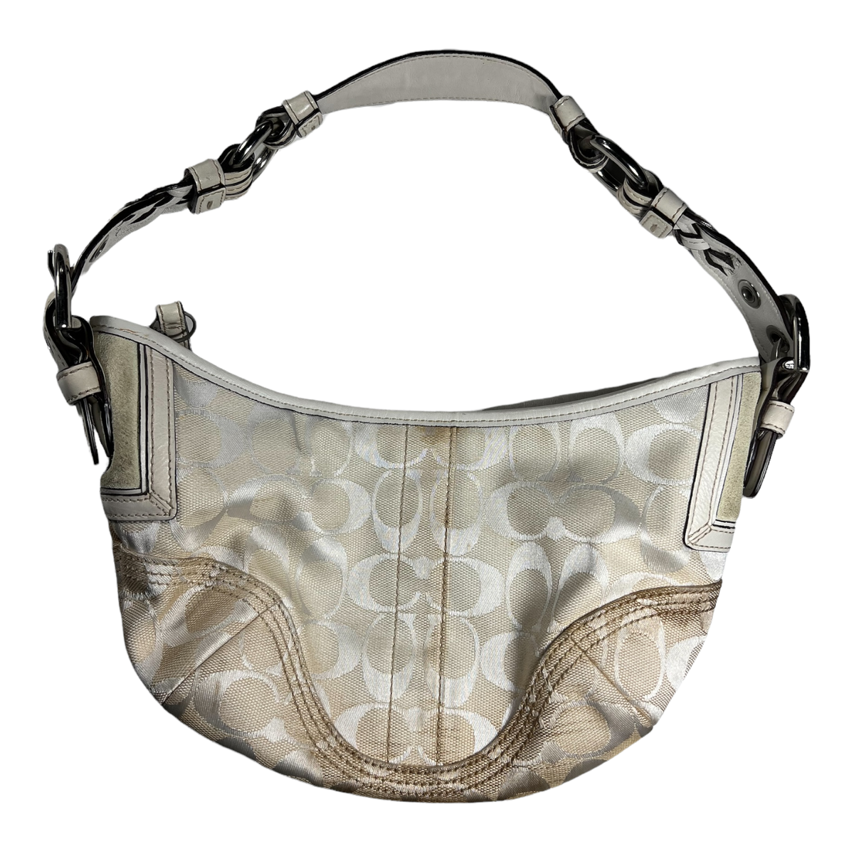 バッグ Coach Mini Signature Small Hobo Beige Coach Beige Signature C Mini Hobo Bag – Rediscover Vintage