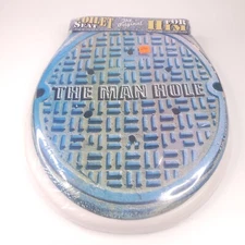 The Man Hole Toilet Seat Cover See Flaw 16" Round Toilet Seat Man Cave Decor