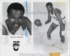Press Photo New York Knicks Basketball Player Marvin Webster - sis02705