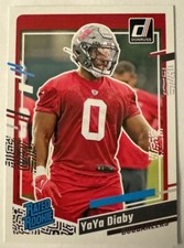 2023 Panini Donruss Rated Rookie  #394 - YaYa Diaby - Tampa Bay Buccaneers