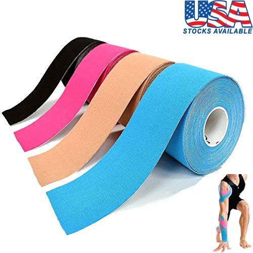 10 PCS Precut Kinesiology Tape For Knees, Muscle Tape Precut Strips For Knee Pain Relief, Athletic Tapes Sports Tapes Knee Support & Stability (Black - View #7