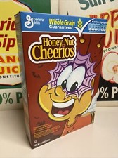 2008 General Mills Honey Nut Cheerios Cereal Halloween Full Box Factory Sealed