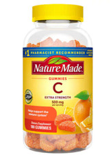 Nature Made Extra Strength Vitamin C 500mg, 180 Adult Gummies