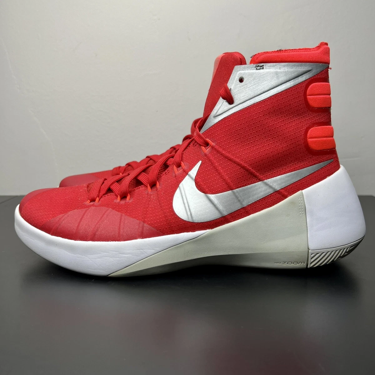 Size 10W/8.5M - Nike Hyperdunk 2015 TB University Red