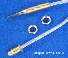 350 mm Thermoelement flexibel M8x1 mit 2 Muttern Thermofühler für Zündsicherung