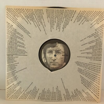 JOHN LENNON LP IMAGINE , (TWO PHOTO CARDS) | eBay