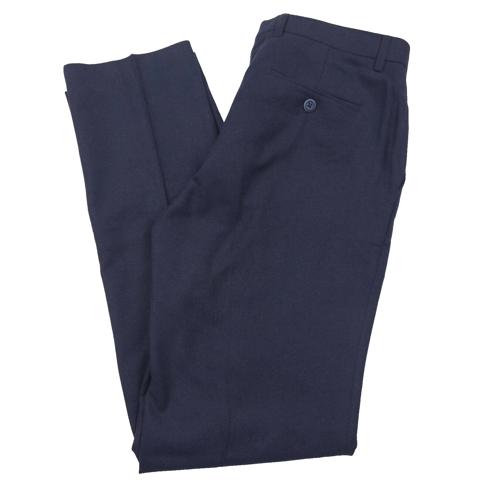 $125 Paisley & Gray Deep Navy Blue Downing Slim Fit Dress Pants Mens 31 X 32