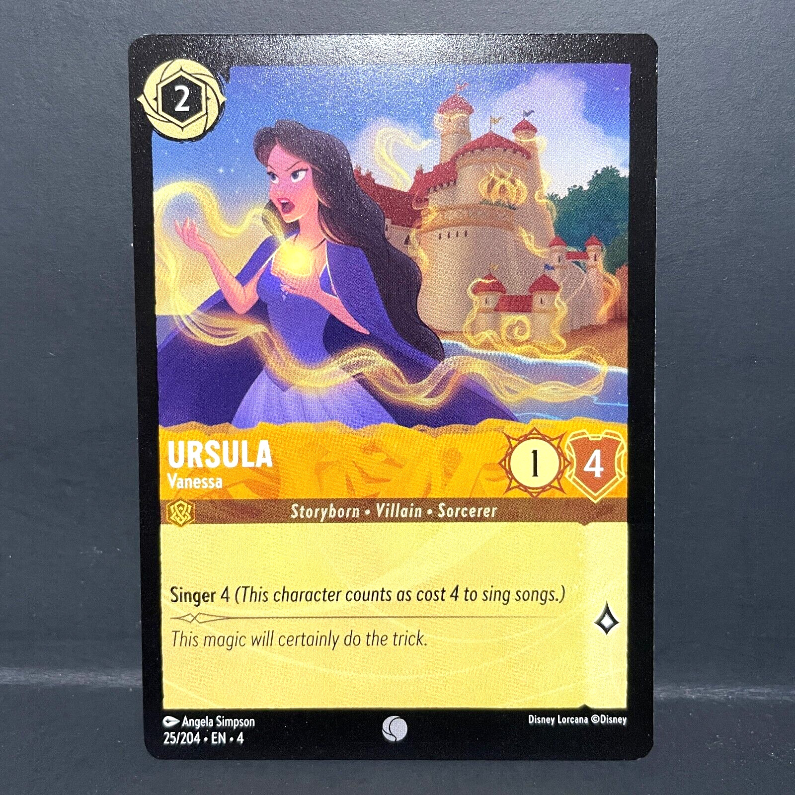 2024 DISNEY LORCANA URSULA'S RETURN URSULA 25/204 COMMON