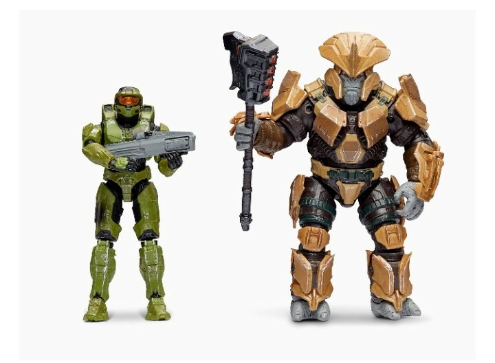 Halo Infinite Master Chief & Brute Chieftain 6 Inch Figures World Of Halo Scale.