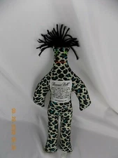 DAMMIT DOLL 12” Plush Stuffed Toy Stress Relief Slam Black & White Animal Print