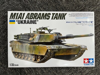 Tamiya 25216 M1A1 Abrams Panzer ''Ukraine'' 1:35 Plastik Modellbausatz