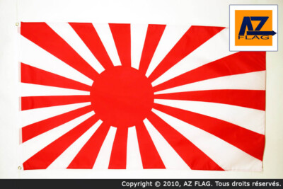 Bandiera Del Giappone In Tempo Di Guerra, 100% Poliestere, Resistente Al Vento, Con 3 Occhielli Metallici, 90x150 Cm - 3