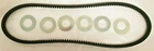T2 Camper V Belt  Fan Belt for Alternator Plus 6 Shims Bug Bus Van 11 x 912