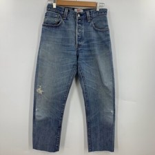 Levi's Women's Original 501 Cotton Straight Leg Button Fly Cropped Size 32