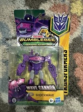 Transformers Bumblebee Cyberverse Adventures Wave Cannon Shockwave NIP