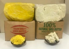 RAW AFRICAN SHEA BUTTER Unrefined Organic 100 % Pure GHANA Choose SIZE And COLOR