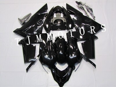 For Ninja ZX-10R 2004 2005 Solid Black ABS Injection Mold Bodywork Fairing Kit