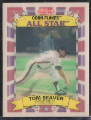 1992 Sportflics Kelloggs Corn Flakes #5 Tom Seaver - New York Mets