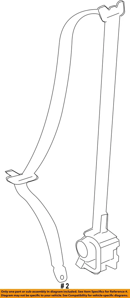 Cinturón de seguridad delantero izquierdo usado se adapta a: Toyota Avalon 2009 canastilla conductor retractor Foto 4 de 4