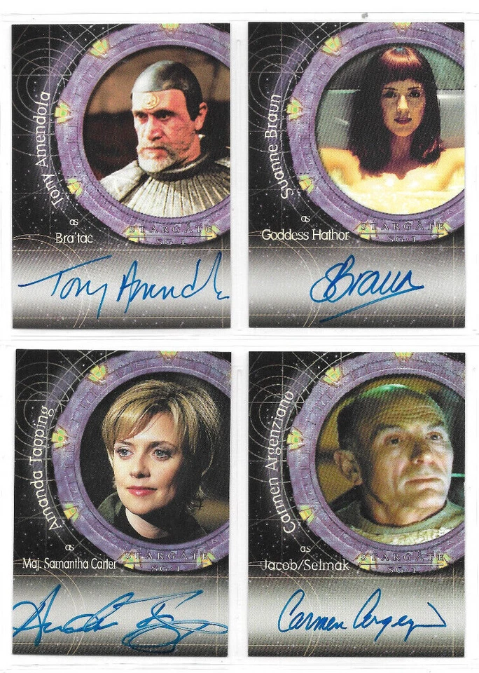 Stargate SG-1 Autograph Costume And Relic Card Selection NM Rittenhouse Archives - Image 3 of 4