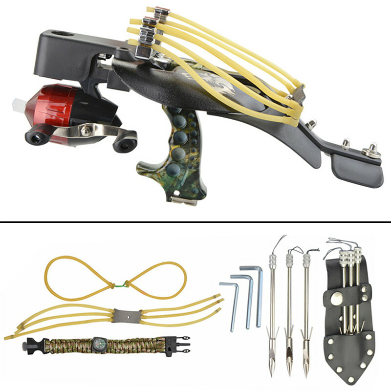 crossbow fishing reel wrist AquaSnipe BL40 Bowfishing for Bowfishing, Slingshots & Casting Rods Built with a corrosion Obert 7Pcs Fishing Slingshot Kit