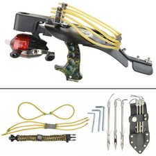 Bowfishing Sling Catapult Wrist Brace Steel Ball Shooting Bow Hunting Fishing