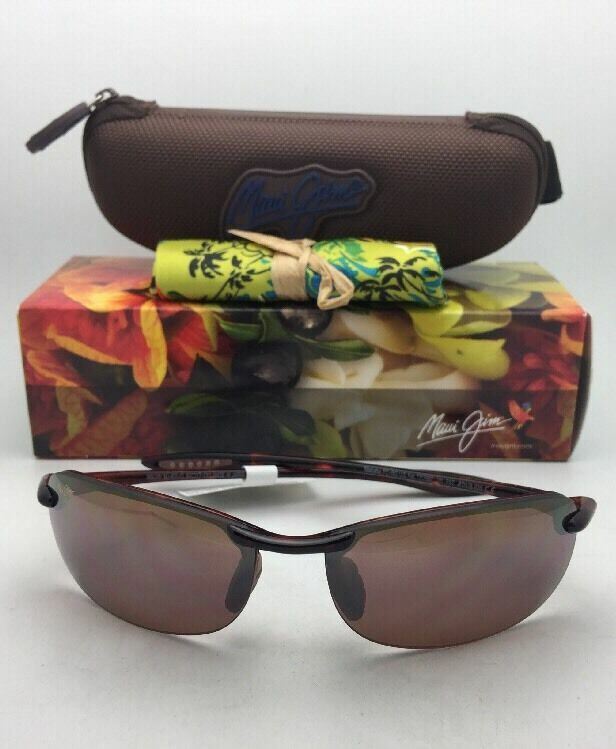 MAUI JIM Sunglasses MAKAHA MJ H 405-10 Tortoise Frames w/Polarized
