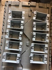 10-Pack  Cantex FREE SHIPPING EZ14SO Gray Single Gang PVC Old Work box