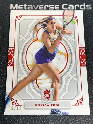 2024 Topps Royalty Tennis Base Set Red #93 Monica Puig 05/15
