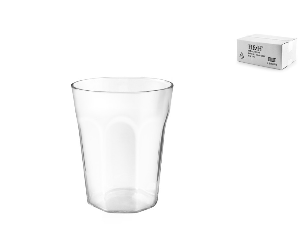 H&H 6 Ribbed Glasses Cl.40