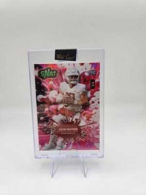 2025 Wild Card Splat John Mateer 5/6 Oklahoma Sooners