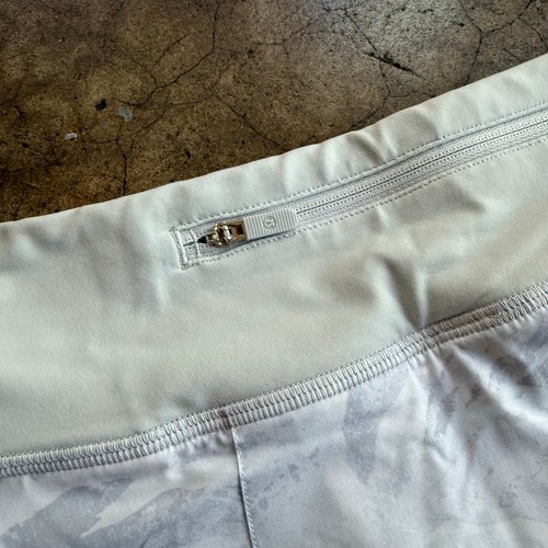 Gonna Lululemon Pace Rival taglia 4 alta nuova senza etichetta gonna bianca con pantaloncini running - Foto 10 di 11