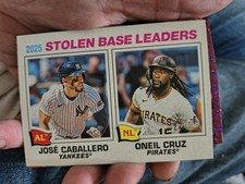 2026 Topps Heritage - League Leaders Oneil Cruz, Jose Caballero #4