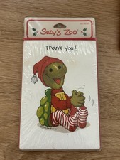 Suzy's Zoo Thank You Greeting Cards Set Of 10 - Vintage NIP