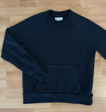 Everlane Men  s Organic Cotton Crew Neck Sweatshirt Navy Blue Size S
