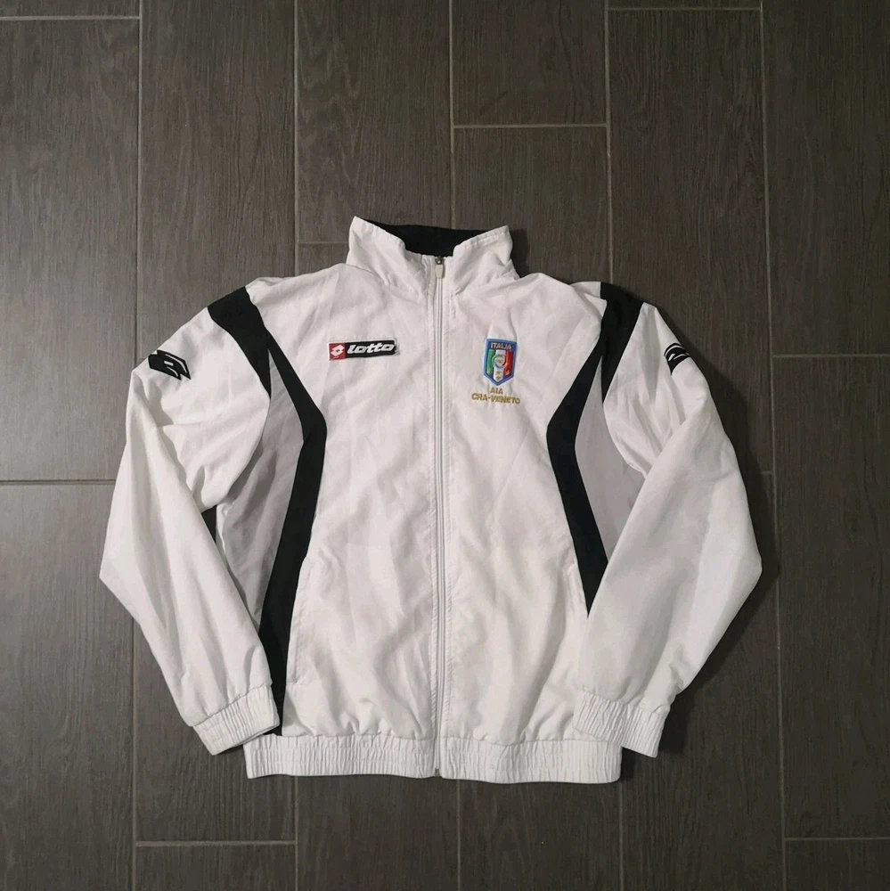 Vintage Retro 90s Italien  Trainingsjacke Größe: S Fußball Streatwear Lotto