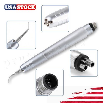 Dental Ultrasonic Air Perio Scaler Handpiece Hygienist 2 & 4-Holes w.3 Tips OR