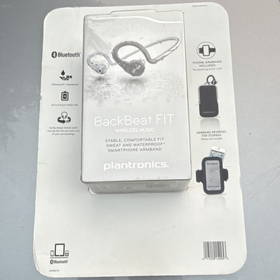 Plantronics BackBeat FIT Wireless Bluetooth Sweatproof Waterproof Neckband Black