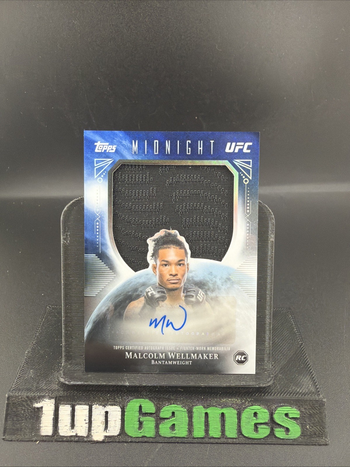 2026 Topps Midnight UFC Malcolm Wellmaker Rookie Patch Auto 